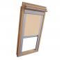 Preview: Verdunkelungsrollo Rollo Dachfensterrollo für Velux GGL/GPL/GHL - beige-karamell