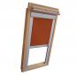 Preview: Sichtschutzrollo Schiene Dachfensterrollo für Velux GGU/GPU/GHU - terracotta