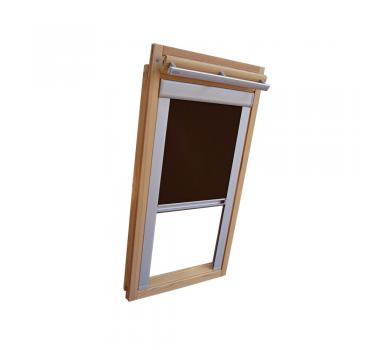 Verdunkelungsrollo Thermo Dachfensterrollo für Velux GGL/GPL/GHL - dunkelbraun