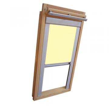 Verdunkelungsrollo Thermo Dachfensterrollo für Velux GGL/GPL/GHL - hellgelb