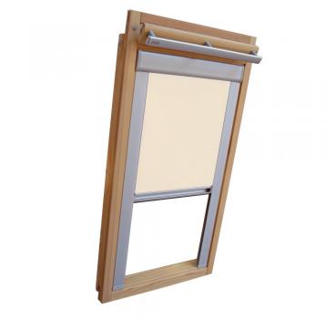 Verdunkelungsrollo Rollo Dachfensterrollo für Velux GGU/GPU/GHU - creme