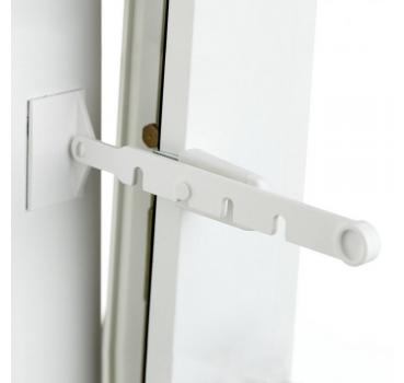 Kipp-Regler weiß für Kunststoff-Fenster Fensterstopper Feststeller zum Klemmen