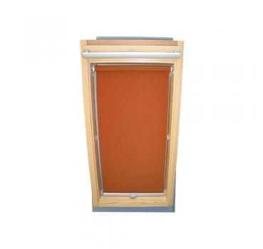 Sichtschutzrollo Rollo Dachfensterrollo für Velux GGU/GPU/GHU - terracotta