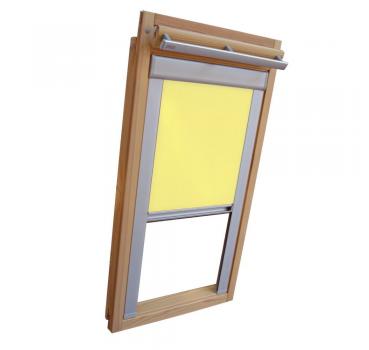 Sichtschutzrollo Schiene Dachfensterrollo für Velux GGU/GPU/GHU - gelb