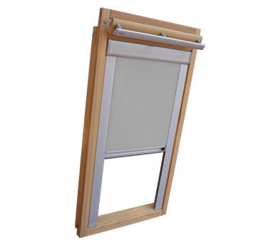 Sichtschutzrollo Schiene Dachfensterrollo für Velux GGU/GPU/GHU - grau