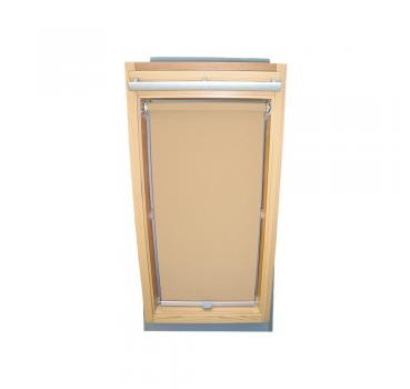 Abdunkelungsrollo Rollo Dachfensterrollo für Velux VE/VK/VS - beige-karamell