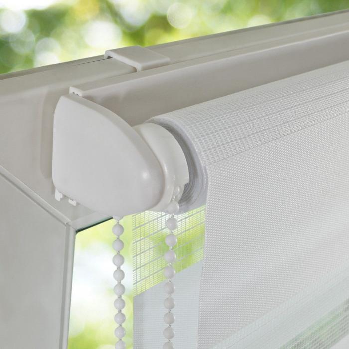 Duo-Rollos Doppelrollos Standard Klemmfix Rollo ohne Bohren Fensterrollo Tür