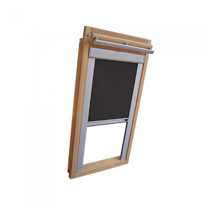 Verdunkelungsrollo Thermo Dachfensterrollo für Velux GGL/GPL/GHL - dunkelgrau