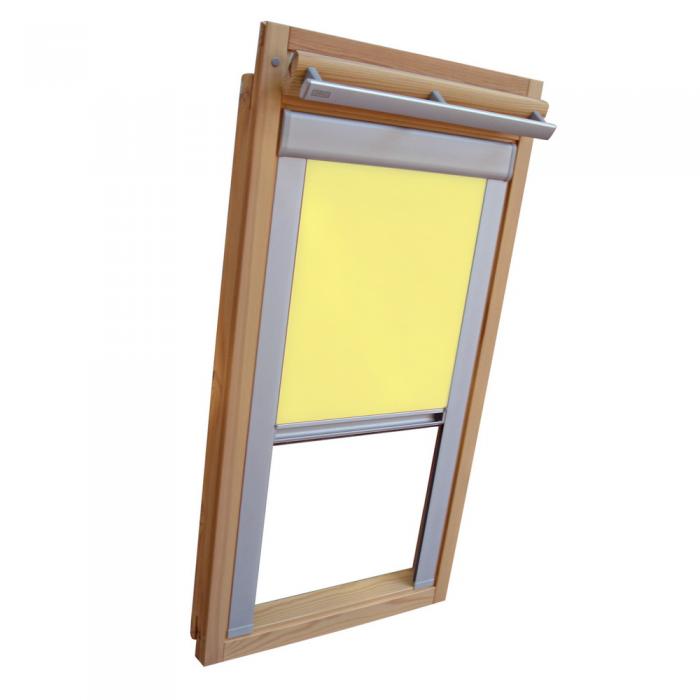 Verdunkelungsrollo Rollo Dachfensterrollo für Velux GGL/GPL/GHL - gelb