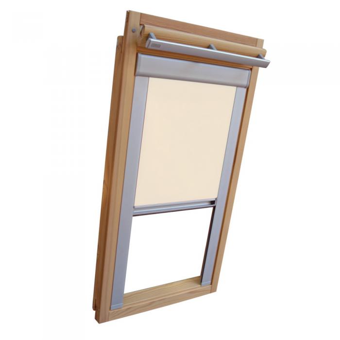 Verdunkelungsrollo Thermo Dachfensterrollo für Velux GGL/GPL/GHL - creme