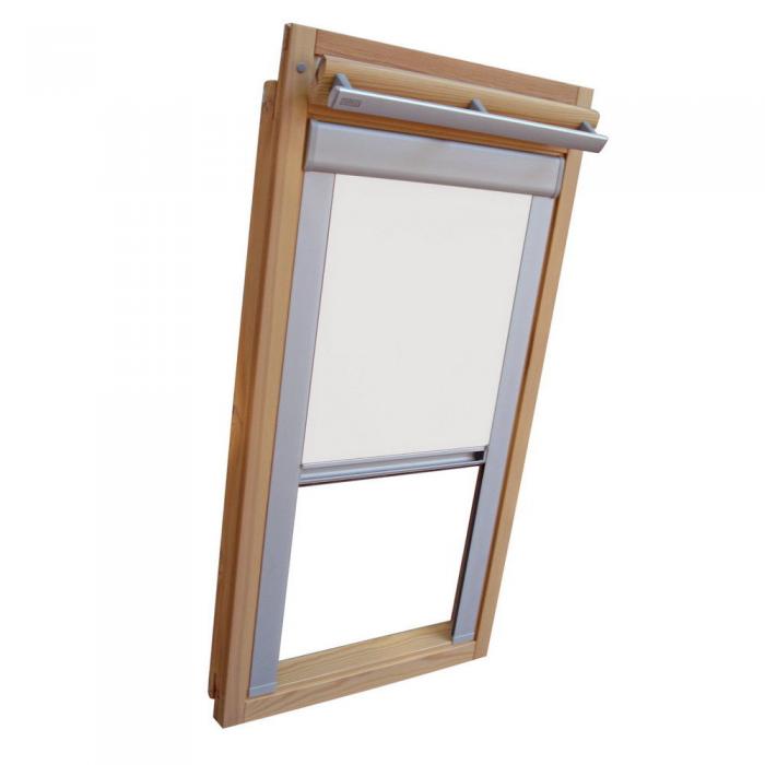 Verdunkelungsrollo Thermo Dachfensterrollo für Velux GGL/GPL/GHL - weiß