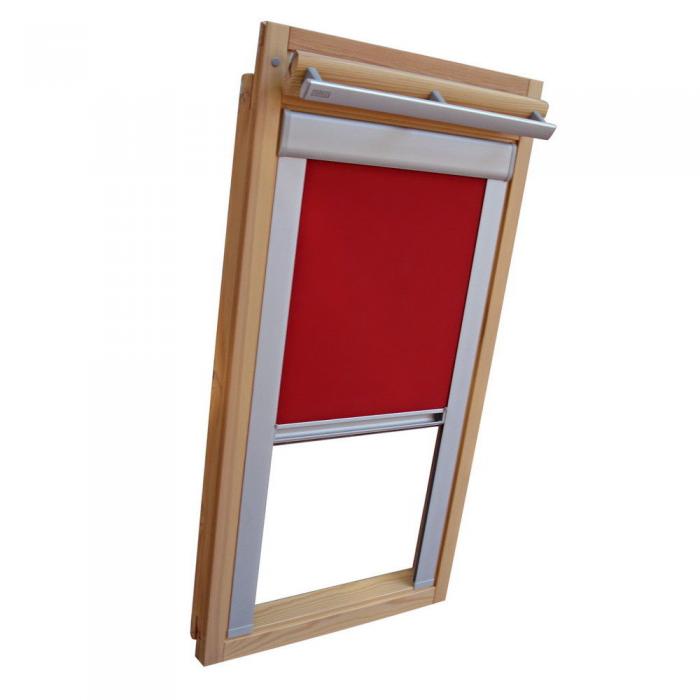 Verdunkelungsrollo Rollo Dachfensterrollo für Velux GGL/GPL/GHL - weinrot