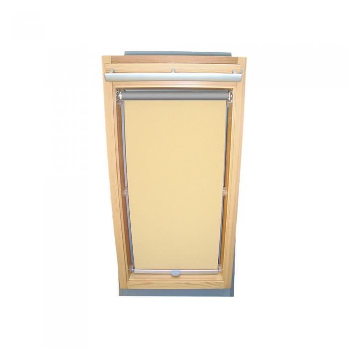 Abdunkelungsrollo Thermo Dachfensterrollo für Velux GGL/GPL/GHL - creme