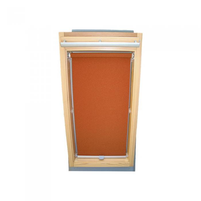 Abdunkelungsrollo Rollo Dachfensterrollo für Velux VU/VL Y/VKU - terracotta