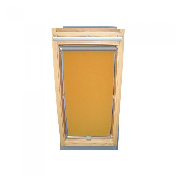 Abdunkelungsrollo Thermo Dachfensterrollo für Velux GGL/GPL/GHL - gelb