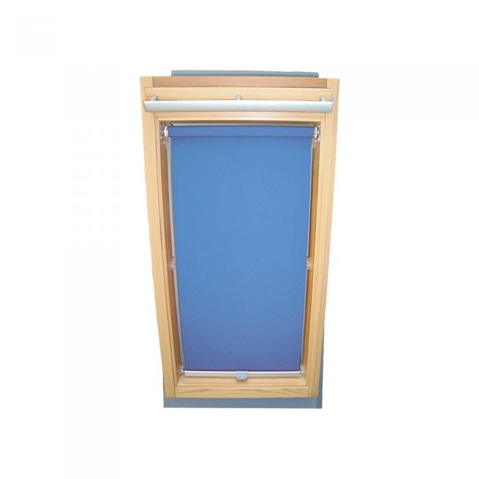 Sichtschutzrollo Rollo Dachfensterrollo für Velux VL/VF/VT - mittelblau