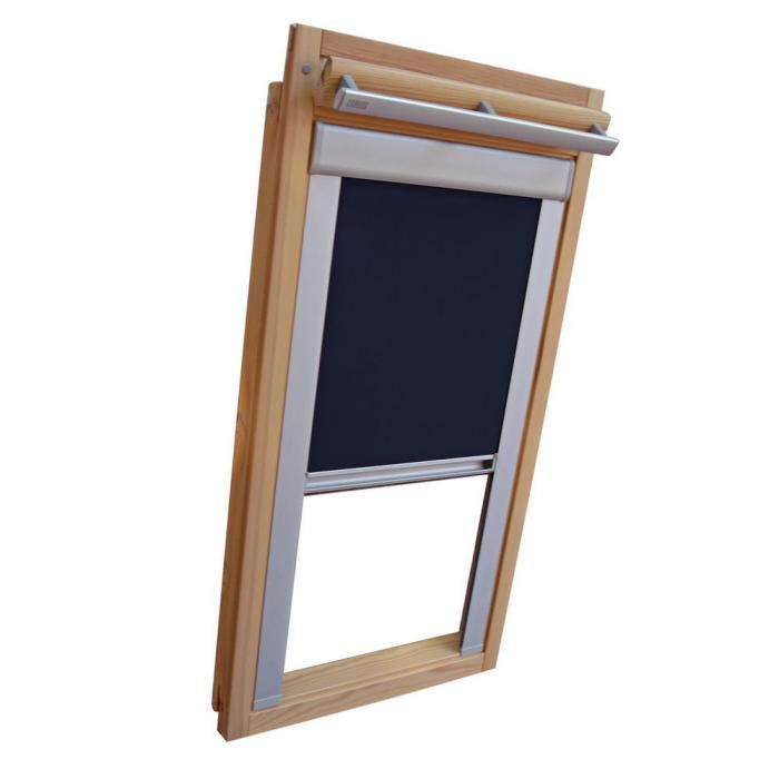 Sichtschutzrollo Schiene Dachfensterrollo für Velux GGL/GPL/GHL - dunkelblau