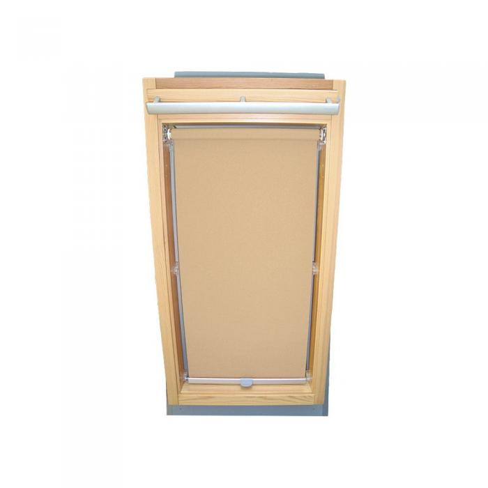 Abdunkelungsrollo Rollo Dachfensterrollo für Velux VE/VK/VS - beige-karamell