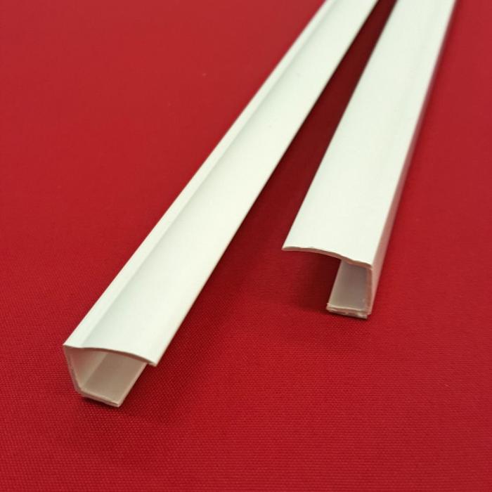 Kunststoff PVC Seitenschienen f. Klemmfix-Rollo Fensterrollo Türrollo zum Kleben