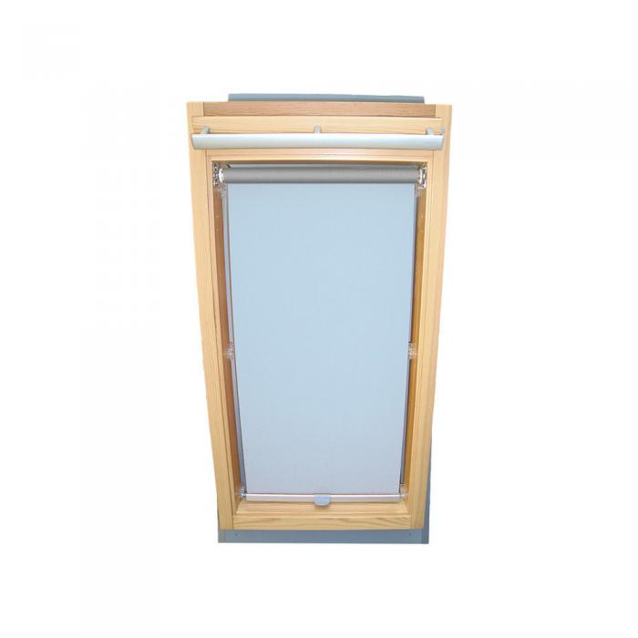 Abdunkelungsrollo Thermo Dachfensterrollo für Velux VL/VF/VT - hellblau