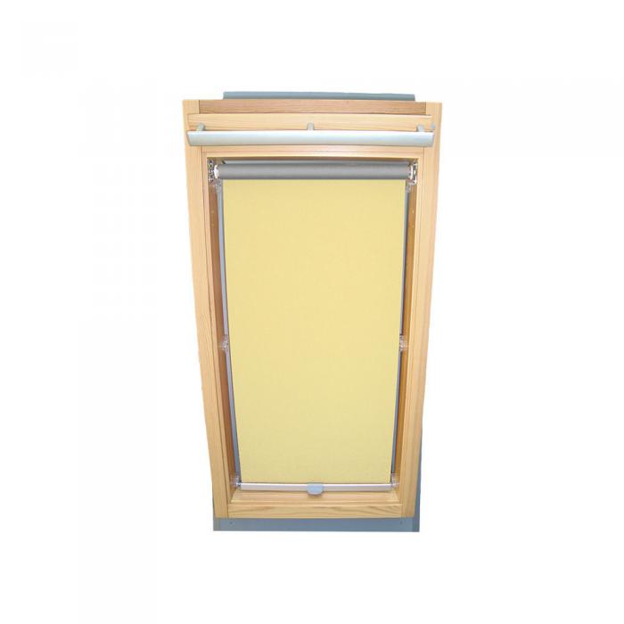 Abdunkelungsrollo Thermo Dachfensterrollo für Velux GGL/GPL/GHL - hellgelb