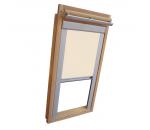 Verdunkelungsrollo Thermo Dachfensterrollo für Velux GGL/GPL/GHL - creme