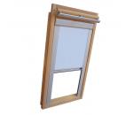 Sichtschutzrollo Schiene Dachfensterrollo für Velux VE/VK/VS - hellblau