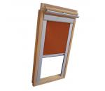 Sichtschutzrollo Schiene Dachfensterrollo für Velux VE/VK/VS - terracotta