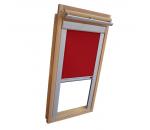 Sichtschutzrollo Schiene Dachfensterrollo für Velux VL/VF/VT - weinrot