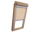 Verdunkelungsrollo Rollo Dachfensterrollo für Velux VL/VF/VT - beige-karamell