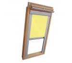 Verdunkelungsrollo Rollo Dachfensterrollo für Velux VL/VF/VT - gelb